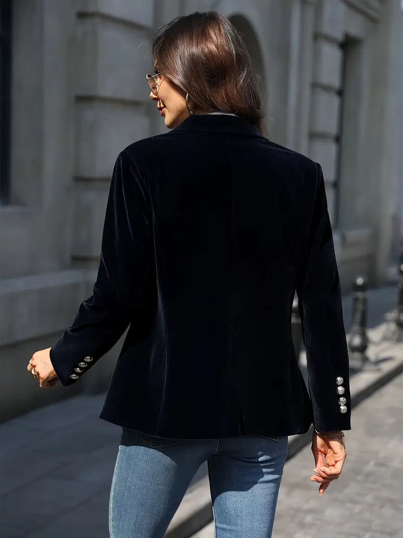 Desiree - Blazer Elegante Retrò Con un Solo Bottone