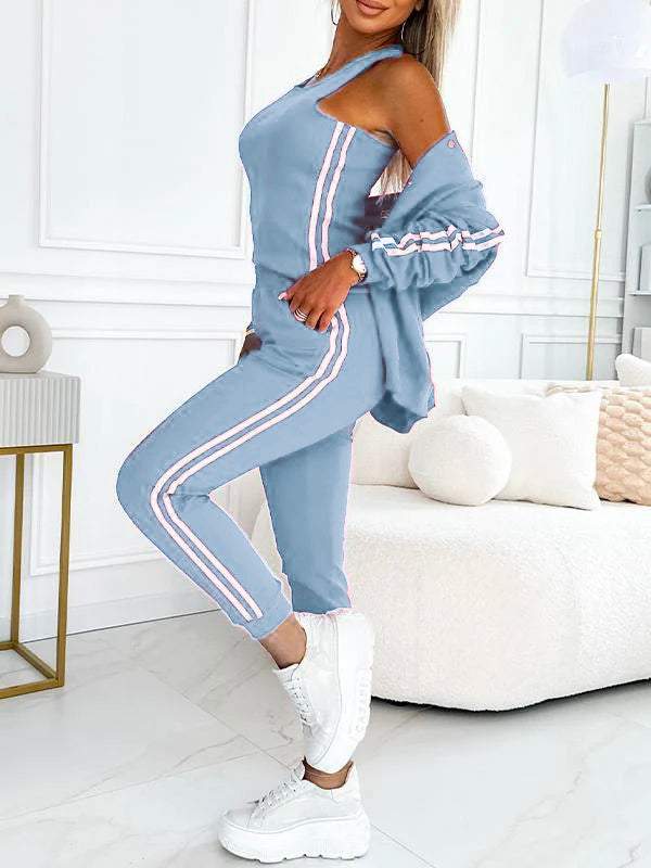 Kendra - Collo Rotondo Giacca e Pantalone Set di 3 Pezzi