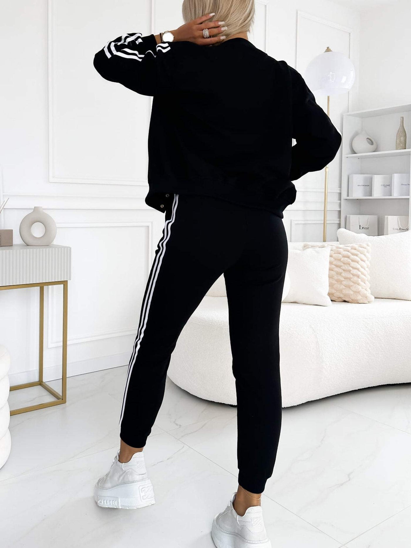 Kendra - Collo Rotondo Giacca e Pantalone Set di 3 Pezzi