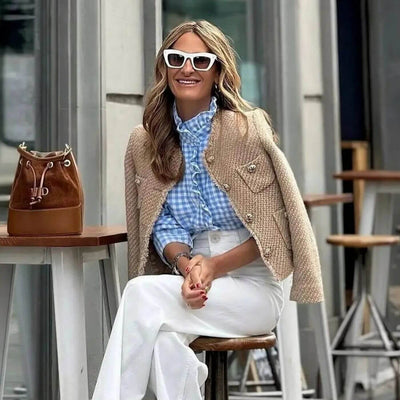 Graciana - Elegante Giacca di Tweed