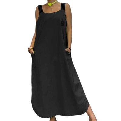 Allyson - Ampia Cinghia Maxi Abito Con Tasche